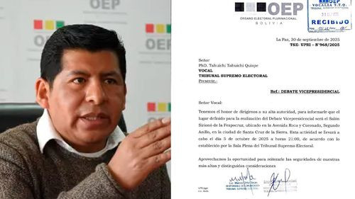 Debate presidencial se llevará a cabo en el salón Sirionó de la Fexpocruz este domingo