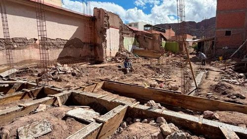 Avanza construcción del Asiento Fiscal y Cámara Gesell en Tupiza