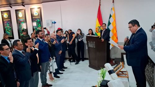El Fiscal General posesiona a nuevos fiscales departamentales en Bolivia
