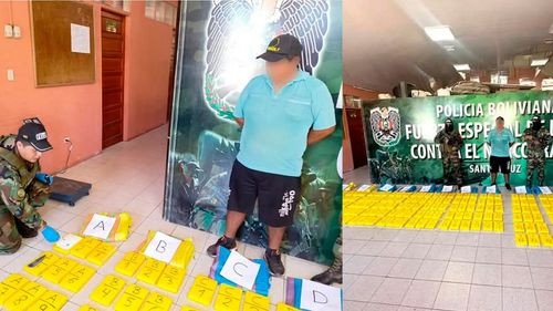 Policía incauta 200 paquetes de cocaína en operativo en la Avenida Virgen de Luján