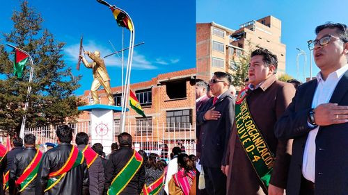 Urbanización 23 de marzo de El Alto conmemora su 45 aniversario y reafirma la lucha por el mar