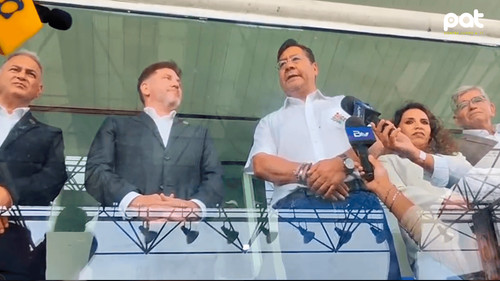 Arce y Conmebol inspeccionan obras en el Tahuichi