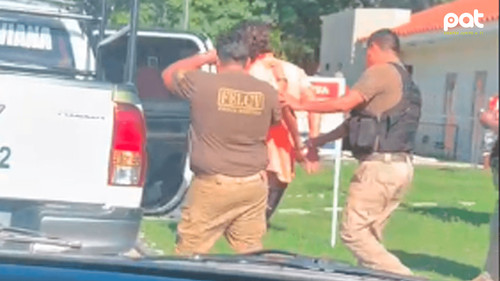 Hombre es aprehendido por tentativa de feminicidio tras agredir brutalmente a su pareja en Santa Cruz