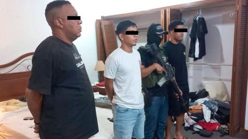 Aprehenden a tres brasileños con  armas y droga en hotel de Santa  Cruz