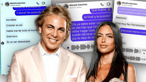 Cristian Castro se separó otra vez de su novia, luego de que se filtraron unos audios de ella: “Es un ser detestable”