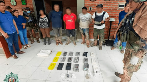 F.E.L.C.N. desmantela laboratorio de cocaína en el Parque Nacional Amboró