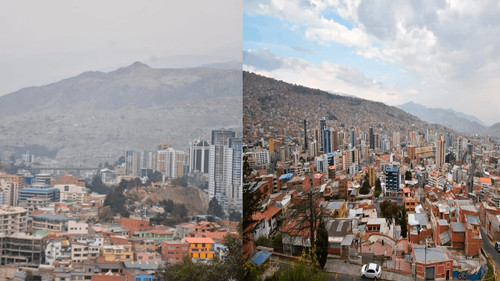 ¡Histórico! La Paz enfrenta 9 días de contaminación atmosférica extrema