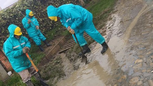 Intensificación de limpieza de sumideros en La Paz ante fuertes lluvias