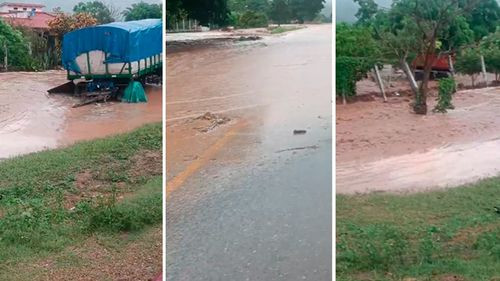 Inundaciones y daños en viviendas tras torrencial lluvia en Tiquipaya, Cochabamba