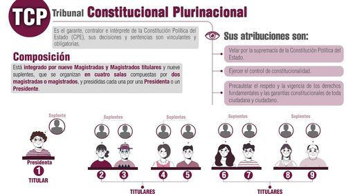 Cómo se eligen a los magistrados del Tribunal Constitucional Plurinacional