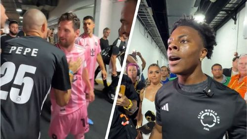 Messi ignora a IShowSpeed tras  empate de Inter Miami en el Mundial  de Clubes