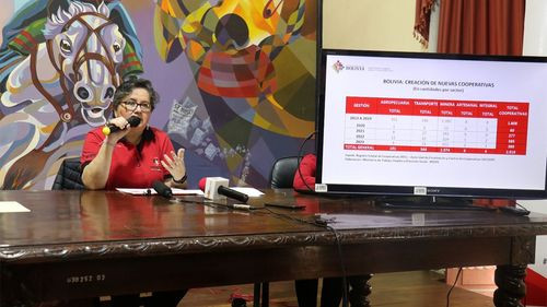 Ministra de Trabajo destaca el reconocimiento de la OIT y la Cepal al Modelo Económico Social Comunitario Productivo de Bolivia