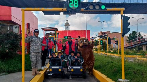 Reabren el Parque vial Juancito Pinto para brindar educación con títeres y cochecitos a pedal