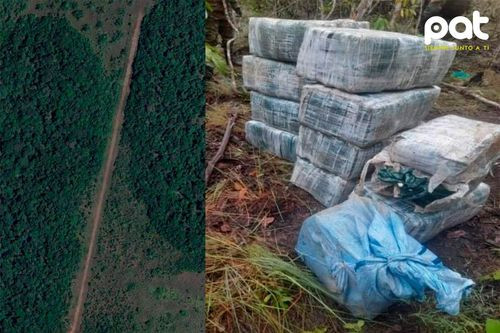 La FELCN descubre dos pistas clandestinas y secuestra casi 300 kilos de droga en San Joaquín-Beni