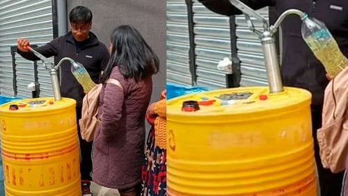 Decomisan 100 turriles de aceite ocultos en una vivienda en El Alto