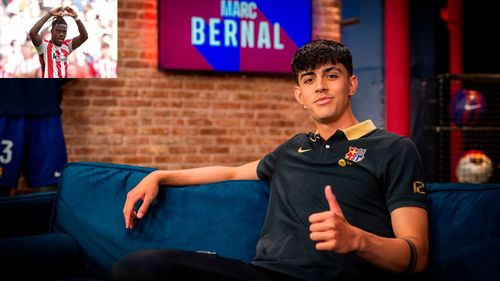Marc Bernal felicita a Nico Williams  por su renovación y habla sobre su  recuperación