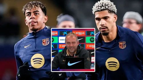 Flick: &quot;¿Araujo? No tengo ninguna señal de que se pueda ir&quot;