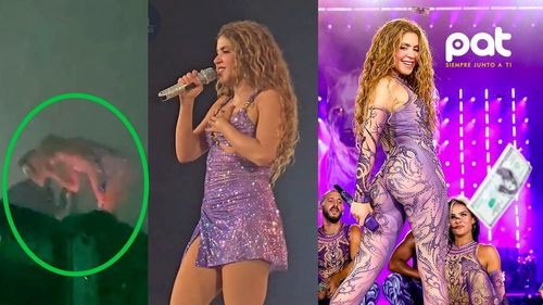 Shakira aclara el supuesto “beso” durante su concierto