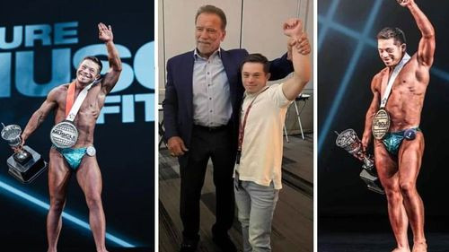 Kyle Landi es el primer culturista con Síndrome de Down en participar de un Anorld Classic