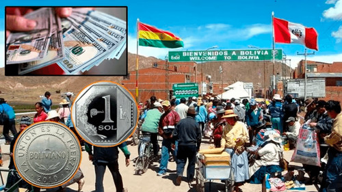 Comerciantes bolivianos prefieren el sol peruano debido a la crisis del peso boliviano