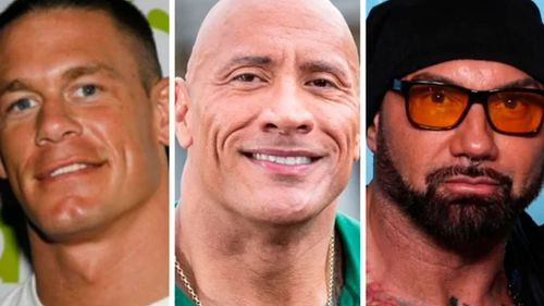 Dave Bautista se consagra como el  mejor actor exluchador, superando  a The Rock y John Cena según The  Hollywood Reporter