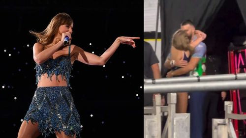 Taylor Swift y Travis sellan su amor en Argentina: Un romántico beso después del segundo Show