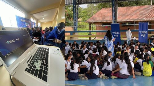 Tigo capacita a las niñas bolivianas para un uso creativo y seguro de internet