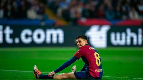 Pedri, agotado y expulsado tras el  Clásico Pedri, agotado y expulsado tras el  Clásico