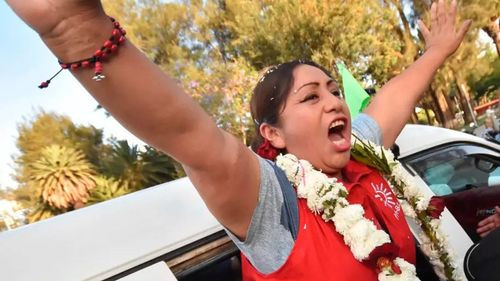 Ruth Nina recupera su libertad tras casi tres meses de detención