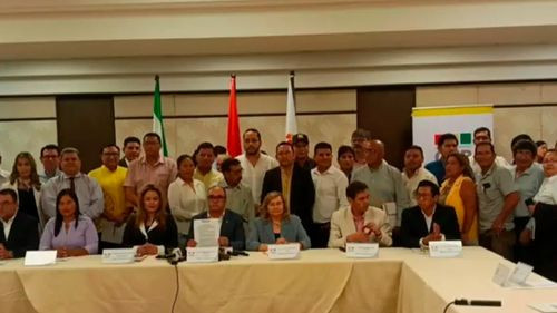 Partidos firman acuerdo de 16 puntos para elecciones pacíficas