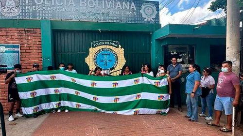 Aprehendieron al vicepresidente  de la Unión Juvenil Cruceñista  del Plan Tres Mil