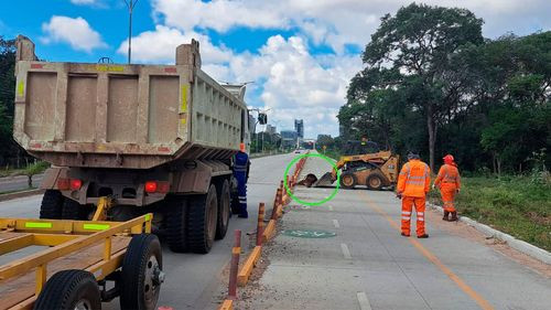 Vecinos del Urubó denuncian peligro vial ante falta de iluminación