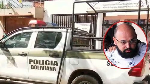 Misael Nallar fue trasladado a una clínica privada desde Palmasola bajo fuerte custodia