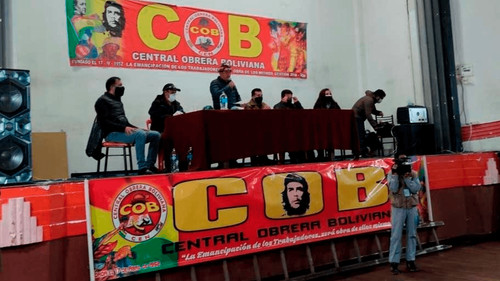  Suspenden ampliado de la COB que debía definir asistencia al diálogo nacional tras registrarse incidentes