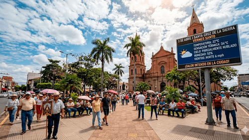 Imagen de Pronóstico: Viernes Santo caluroso y con nubosidad parcial en Santa Cruz