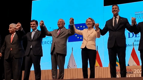 Mercosur y Unión Europea firman histórico acuerdo comercial y destacan el multilateralismo
