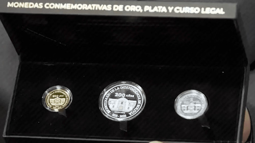  BCB lanza monedas por el Bicentenario: una con valor legal y dos de colección