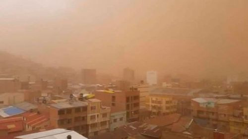 Fuerte alerta naranja por vientos afecta a siete departamentos en Bolivia  