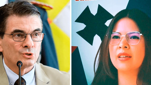 Rodrigo Paz expresa solidaridad con la esposa del vicepresidente Lara ante su delicado estado de salud