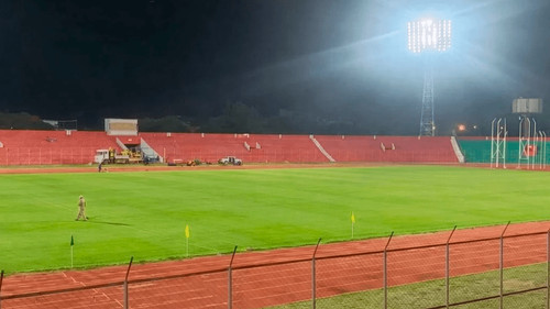 Gramado en óptimas condiciones para el amistoso Bolivia vs. Panamá