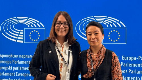 Exdiputada Luciana Campero participa en sesión del Parlamento Europeo y expone sobre riesgos vinculados a China
