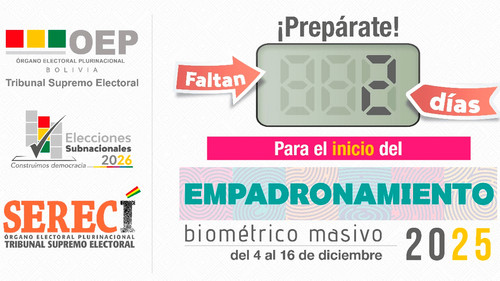 Empadronamiento masivo inicia este jueves: ¿qué debes saber sobre el registro biométrico?