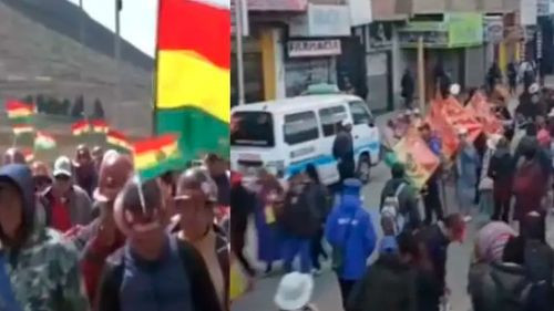 COB inicia marcha desde Senkata a La Paz contra el DS 5503