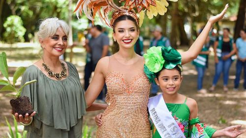 Isabella Novoa, Reina Infantil, lidera la lucha por el medio ambiente