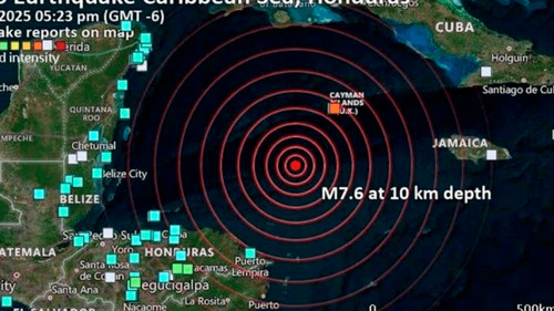 Cancelan alertas de tsunami tras terremoto de magnitud 7,6 en el Caribe