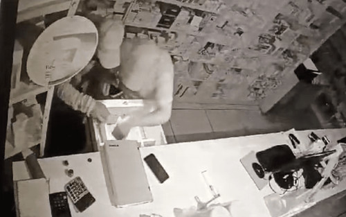 Violento robo en farmacia de Santa Cruz