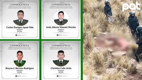 Asesinato de 4 policías en enfrentamientos