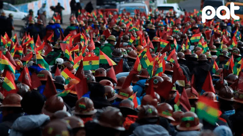 Imagen de Bascopé denuncia financiamiento en movilizaciones de mineros