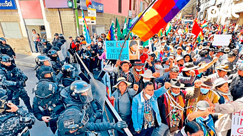 Hinojosa rechaza amenazas evistas al TSE