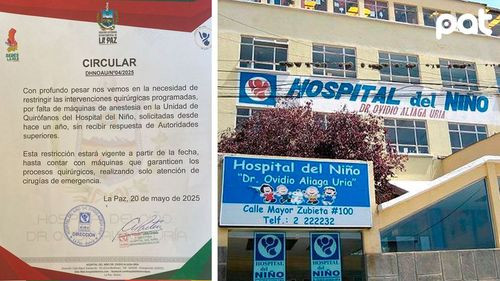 Suspenden cirugías programadas en el Hospital del Niño por falta de equipos